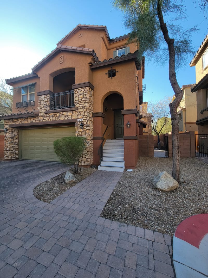 Exterior paint color inspiration for Las Vegas home by Mark Anthony Painting