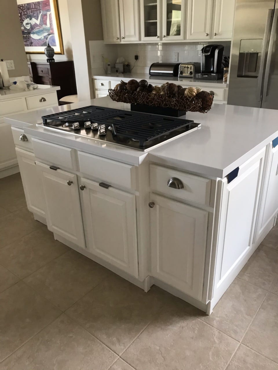 Kitchen cabinet painting project by Mark Anthony Painting in Las Vegas, NV