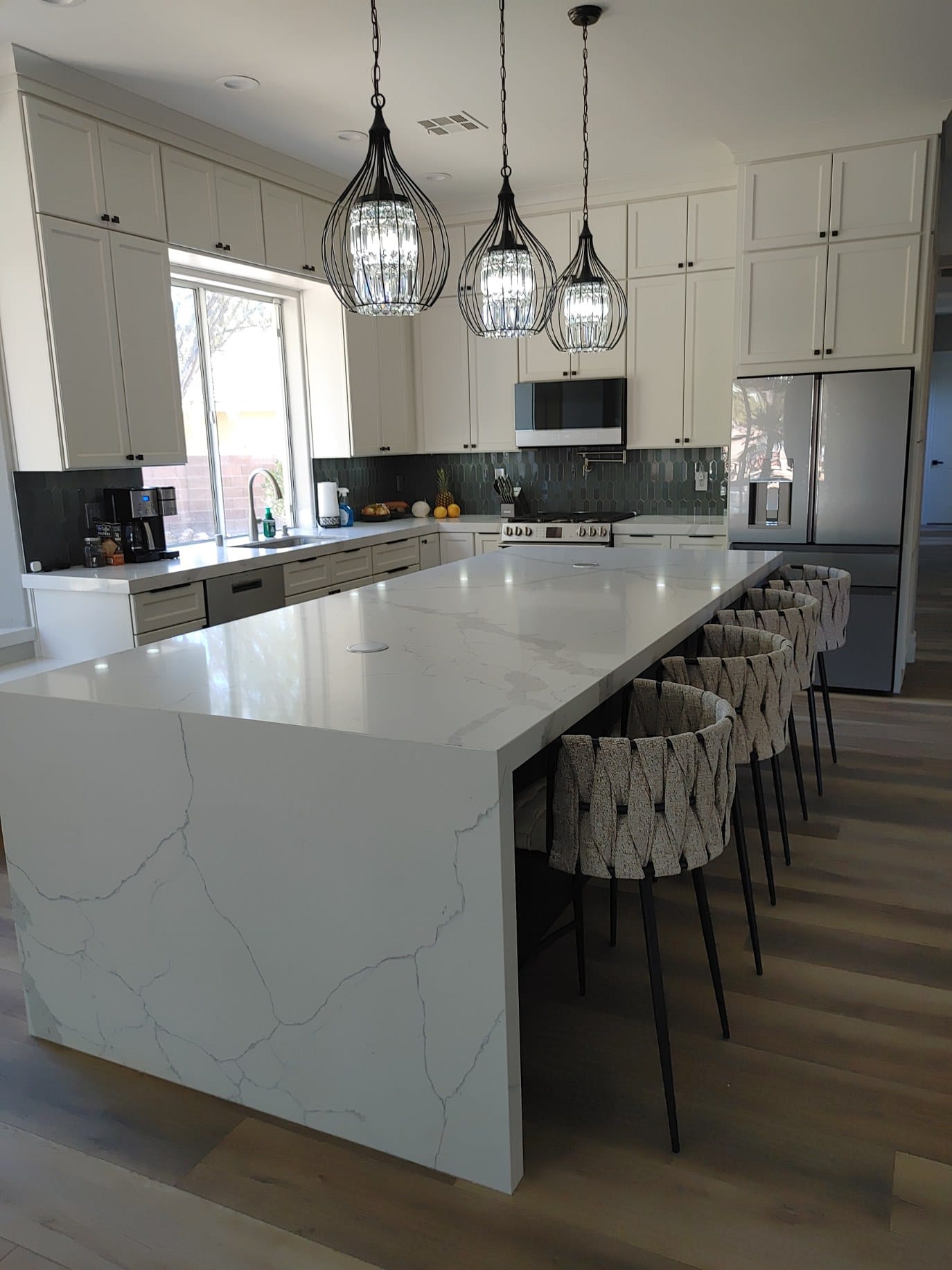 Kitchen cabinet painting project by Mark Anthony Painting in Las Vegas, NV