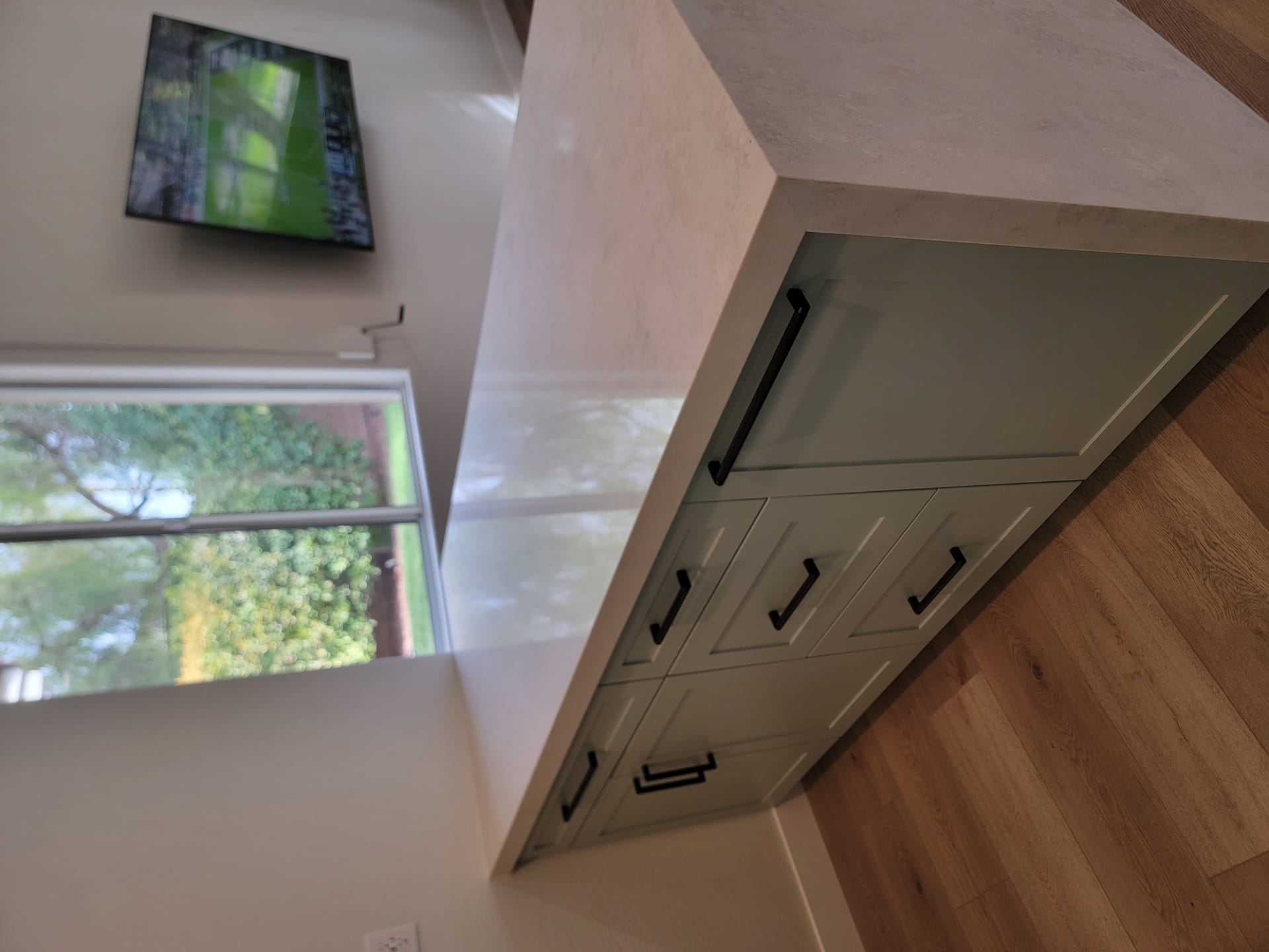 Kitchen cabinet painting project by Mark Anthony Painting in Las Vegas, NV